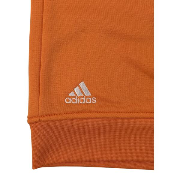 Adidas Climalite Men's Quarter Zip Pullover Orange Size XL Golf Sweatshirt EUC - Picture 7 of 10
